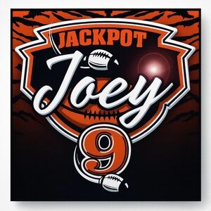 Cincinnati Bengals Joe Burrow Jackpot Joey Sticker